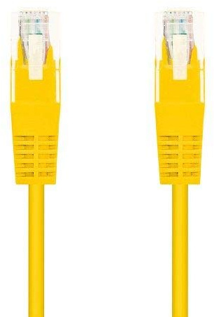 CABLEPELADO - Cable de Red UTP CAT6 - Cable Ethernet - cable trenzado - RJ45 - compatible PC, PS4, PS5, Xbox, Smart TV, server - amarillo - 3 metros