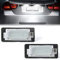 OZ-LAMPE LED Kennzeichenbeleuchtung für BM-W E82 E84 E88 E90 E91 E92 E93 E39 E60 E61 F07 GT F10 F11 F18 X3 F25 X5 E70 E72 F15 X6 E71 E72, Kennzeichen mit CAN-Bus, Nummernschildbeleuchtung, 2 Stücke
