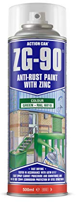 ZG90 High Zinc Content Anti-rust Paint Green 500ml Aerosol