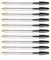 100 bolígrafos Bic Cristal de tamaño mediano de 1,0 mm, color negro