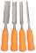 DOITOOL - Set di 4 scalpelli professionali per falegnameria per falegnameria (apertura esterna sgorbia 6 mm, 12 mm, 18 mm e mm)