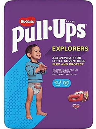 Huggies Pantalón Pull-Ups Niño Talla 5, 12-17 Kg, 34 unidades
