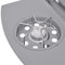 mewmewcat Barbecue à gaz 4 + 1 Zone de Cuisson, 2 roulettes, Argenté, 104 x 55,4 x 97,7 cm