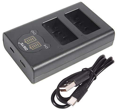 DSTE Dual USB Charger with LCD Display for EN-EL25,EN-EL25a,4241 and Nikon MH-32,Nikon Z Series Z50 Z 50 Camera