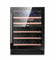 BODEGA43-40 Weinkühlschrank Einbau - Freistehend Weinklimaschrank mit 2 Zonen, 5-20 ºC, 130 Liter, 40 Flaschen, 6 Regaleinschübe, vibrationsarm, 46dB, Schwarz