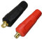 RIVERWELD Cavo di saldatura TIG Pannello Connettore-Spina DKJ10-25 200AmpRaccordo rapido Colore rosso e nero 2 pezzi