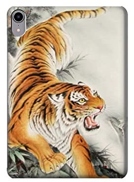 Chinese Tiger Brush Painting Tablet Hülle Schutzhülle Taschen für iPad Mini 6 7, iPad Mini (2021,2024)
