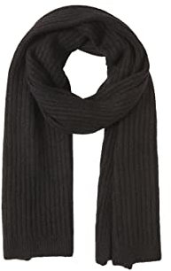 PIECES Damen Pcjeslin Wool Long Scarf Noos Bc, Schwarz, Einheitsgröße