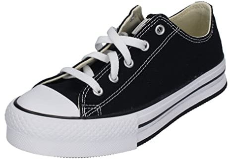 CONVERSE Chuck Taylor All Star EVA Lift Canvas Platform, Zapatilla, Negro, 36 EU