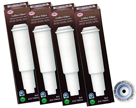 4 x Wasserfilter ECF-7004A (AQK-04) kompatibel für Jura white 60209 68739 Avantgarde S70 S85 S9 Impressa One touch Nespresso N9 F5 F70