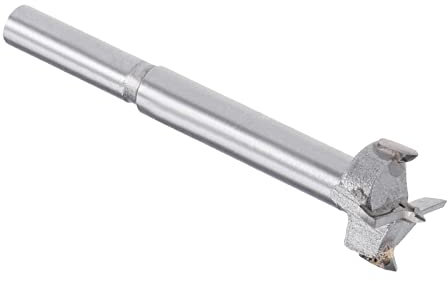 Kozelo Brocas Taladros Brocas - [21 mm] Tungsteno Carburo Barrena Abridor para Madera Muebles Bisagra Carpintería Uso, Ronda Vástago, Gris