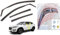 Set mit 4 Windabweisern, In-Kanal, kompatibel mit Hyundai Tucson 2015 bis 2020 Modellen, Acryl-Seitenblenden, Fensterabweiser, Hyundai Tucson