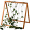 dobar® Rankhilfen-Aufsatz Gurken für Hochbeet Kubus 2.0 - Rankhilfe für den Garten - 78 x 58 x 78 cm - Braun