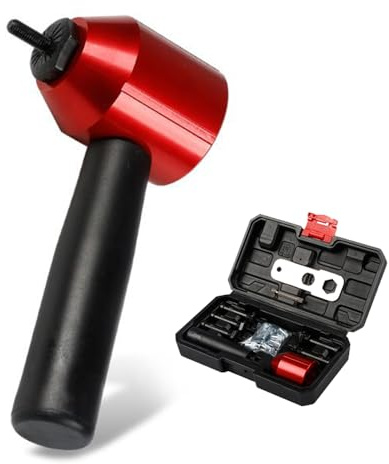 Mulcort Rivet Nut Converter Insert Nut Riveting Tool Cordless Rivet Nut Adapter Kit Metric M3-M8 Electric Drill Nut Conversion Tools Set