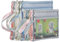 Colored Mesh Zipper Pouch Bags, 5pcs A4&5pcs A5 Double-Layer Nylon Puzzle Building Block Sets Toy Storage & Organization, Breathable See Through Pouch with Handle pocket for School Office Games