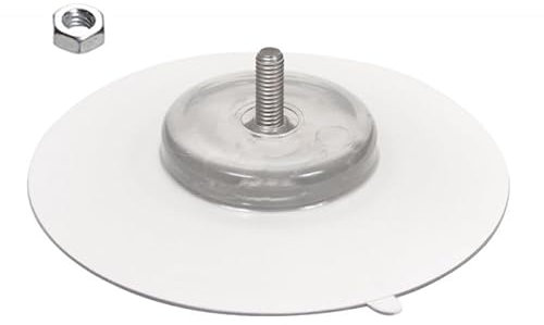 Ventouse 100mm M6 x 16 INOX écrou hex INOX