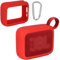 Lebakort Silicone Cover Compatible with JBL GO 4 Portable Bluetooth Wireless Speaker (Red silicone case)