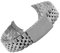 Svincoter Uhrenarmband aus Metall mit gebogenem Ende, passend for Rolex DATEJUST Jubilee, Edelstahlarmband, Zubehör, 18 mm/19 mm/20 mm/21 mm Gürtel(Silver,20mm)