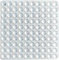 Lot de 100 coussinets de protection en silicone transparent, 8 mm x 4 mm, autocollants antidérapants