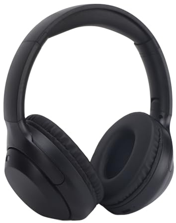MENDUNER Wireless Headphones Over Ear, Bluetooth 5.3 Deep Bass Stereo Gym Headphones, Foldable Headphones Support 3.5mm, Long Playtime Comfortable Earpad for Home Office Travel (BLACK)