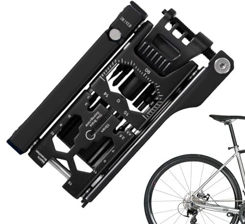 38 in 1 Fahrrad Werkzeugset Schraubendreher, Kettensplitter, Reifenhebel | Flaschenöffnerbefestigung, kompaktes Lagerdesign, vielseitige Reparaturwerkzeuge für Mountainbikes, Touring, Unterho