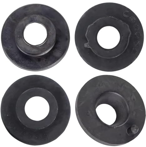 Flewdart 4pcs Federteller Anschlagpuffer Kit Für Golf 5 6 A3 8P Pasat Jeta | Federaufnahme Feder Gummilager Federunterlage Federgummi hinten oben unten Federlager für Tigguan 5N EOC BEC 1KD512297D