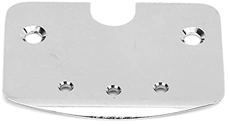 Guitar Neck Plate - Metal Replacement for Three-String Cigar Box Guitar - Easy Installation - High-Quality Replacement Accessory