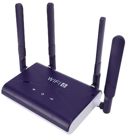 Generic 4 Antennen WiFi6 Wireless Router 300 Mbit/s 4G CPE LTE Router für Telefon Laptop PC, Einfache Einrichtung für Alle Benutzer