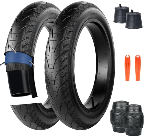 ZUKKA Fahrradreifen 20/26 Zoll Fat Bike Tire 20/26x 4.0 Zoll | für E-Bike Mountainbike, Heavy Duty, Hochleistungs-Verschleißfestes, E-Bike Mountain, Snow Bike Reifen