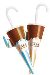 Chocolate umbrellas – 40 units
