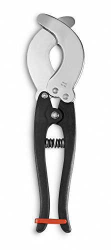 AUSONIA - 71251 Tijeras DE Acero Inoxidable para ERIZOS DE MAR con Mangos DE PLÁSTICO Y Cierre DE Lazo