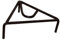 Treppiedi Triangolare In Acciaio Grezzo Lato Lunghezza 20 Cm 1pz