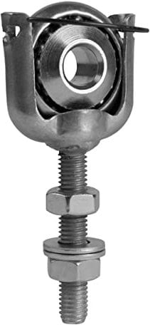 Schellenberg 10302 Supporto Registrabile con Cuscinetto a Sfera per rulli di tapparelle avvolgibili, 42 mm, Grigio