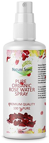 100% Pure Rose Water Spray Facial Toner Cleanser for Skin Hair Face for all skin types & Body care Toner Astringent Face Balancing Facial Mist Spray 250 ml