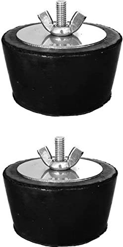 well2wellness 2 x Edelstahl Winterstopfen für Pool Einlaufdüsen 1,25-1,5 Zoll / 32-38mm