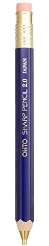 OHTO Wooden Serie APS-680E 2.0mm Spitze schwarzer Druckbleistift