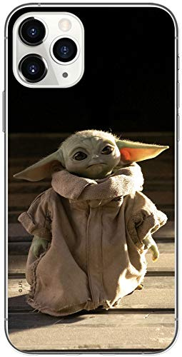 ERT GROUP Handyhülle für Apple iPhone 11 PRO MAX Original und offiziell Lizenziertes Star Wars Muster Baby Yoda 001 optimal an die Form des Handy angepasst, hülle aus TPU