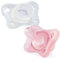 Chicco MINI SOFT, ROSA, 0-2M, 100% SILIKON, 2 ST. mehrfarbig