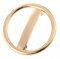 oshhni Barrette Ronde En Métal de Mode pour Femmes avec Pince à Cheveux En épingle à Cheveux - doré, 5.8cm