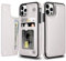 Coolden for iPhone 12 Case with Card Holder Slot Wallet Shockproof Flip Folio PU Leather Magnetic Closure Protective Case Cover Compatible with iPhone 12/12 Pro (White)