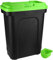Elito Home & Garden® Dry Pet Food Storage Container | Top Flip Bin Lid with Scoop | 30L /15 KG Dog Cat Animal 15kg Pet Food Container (Green)