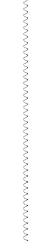 Susany Gabionen-Spiralen 24 STK.Gabionen-Binder aus verzinktem Stahl,Länge: 100 cm,Durchmesser: 3,5 mm,Spiralteilung: 50 mm,Silbern