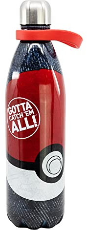 Botella de agua térmica de gran capacidad - 1 litro de Pokemon