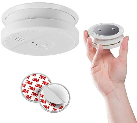 EVACUATE - Détecteur de fumée NF autonomie 5 Ans + Support magnétique