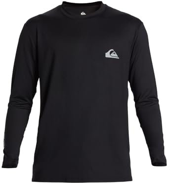 Quiksilver Everyday Surf - Langärmliges Surf-T-Shirt mit UPF 50 für Männer Schwarz