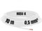 Kalitec 10 metros H05V-K 0,5 mm² blanco cable flexible I PVC cable individual I cable de 0,5 mm2 I cableado fino cable individual I cable de un solo cable I alambre de conmutación ignífugo
