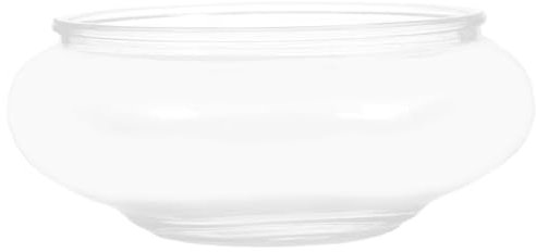 Zerodeko Glas-Fischglas Kleines Betta-Aquarium Aquarium Runde Schüssel Terrarium Blumenvase Herzstück Hydrokultur Sukkulenten-Vermehrungsstation Mikro-Landschaftstopf S