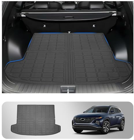 SHAOHAO kompatibel mit Hyundai Tucson NX4 2022 2023 2024 2025 Auto Stiefel Schutz Matte Kofferraum Schutzmatte Auto Zubehör Stamm Stiefel Matten Pad Innen Wasserdicht Hyundai Tucson zubehör