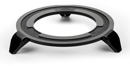 Acrylic Table Speaker Holder Suitable for Harman Kardon Aura Studio 3, Aura Studio 4, SoundSticks 4 Bluetooth Speakers (Black, 005-C001) 1-PCS