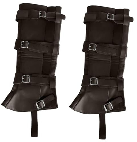 Perfeclan Piraten-Stiefel-Überzieher, Überzieher für Stiefel, neuartig, mittelalterliche für Halloween, Kaffee